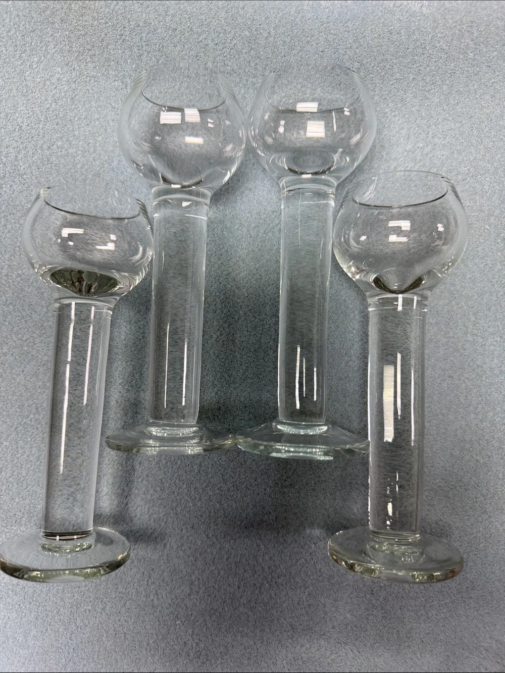 Aquavit Norwegian Long Stem Shot Glasses set of 4